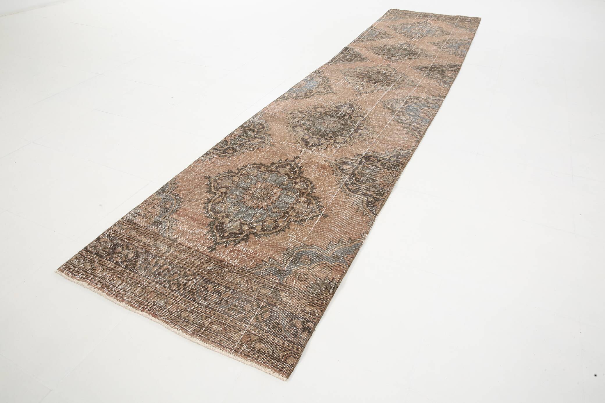 3x12 Oriental Persian Vintage Runner Rug, 86x379Cm SK 4966