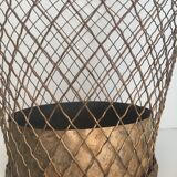 Brass paper basket, ca 1900