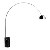 Arco floor lamp black marble