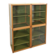 Design Flötotto Profilsystem Modulaire Kast – 4 Delen – Groen Beuken, kast