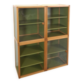 Design Flötotto Profilsystem Modulaire Kast – 4 Delen – Groen Beuken, kast