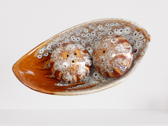 Vintage Vallauris salt and pepper set