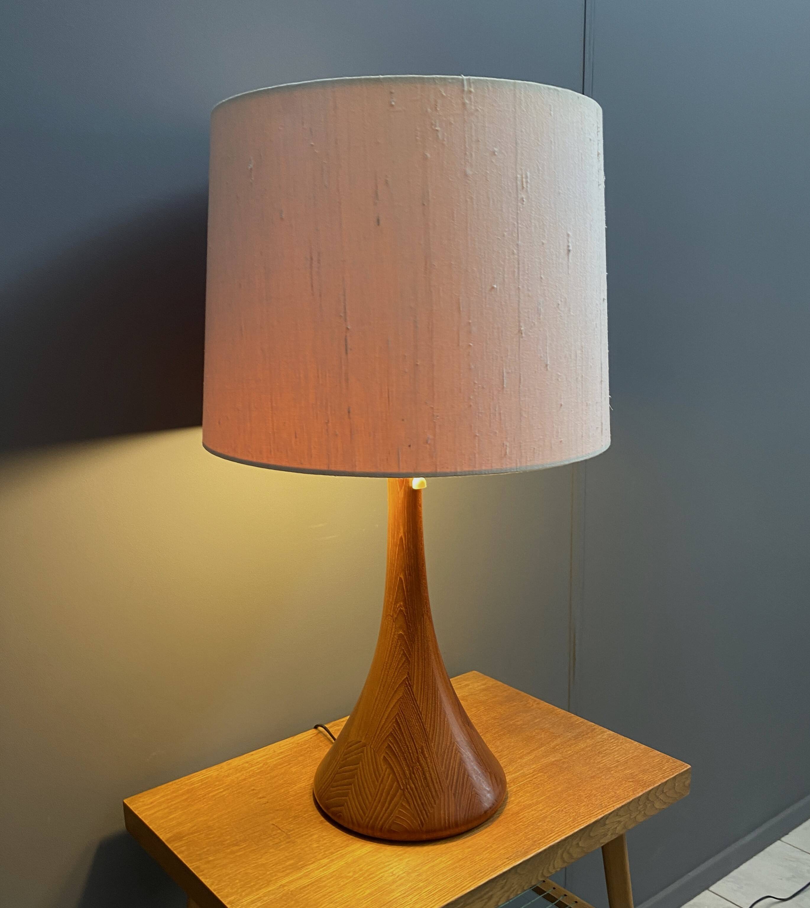 Teak table lamp by Domus model 7442, 1970s