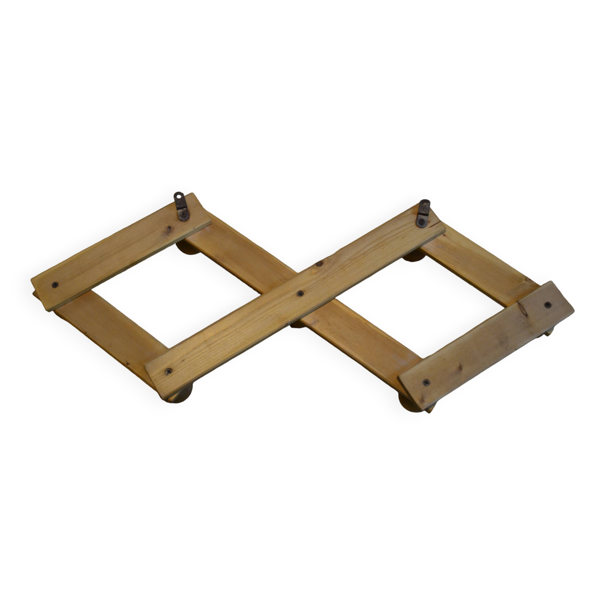 extendable wooden wall coat rack