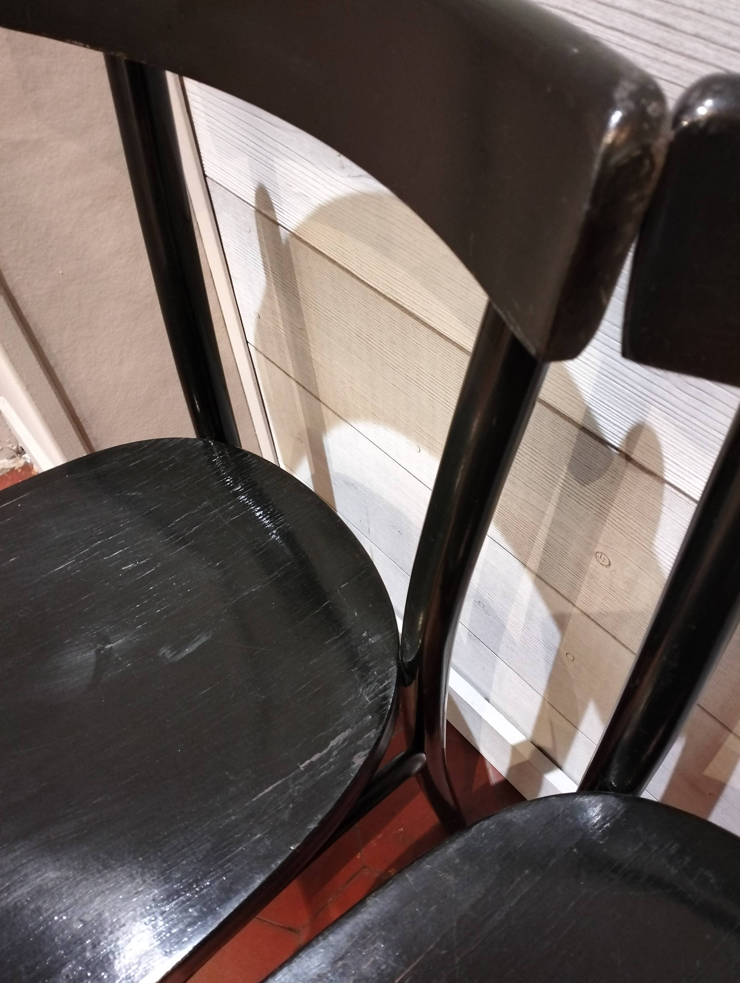 Pair of bistro chairs