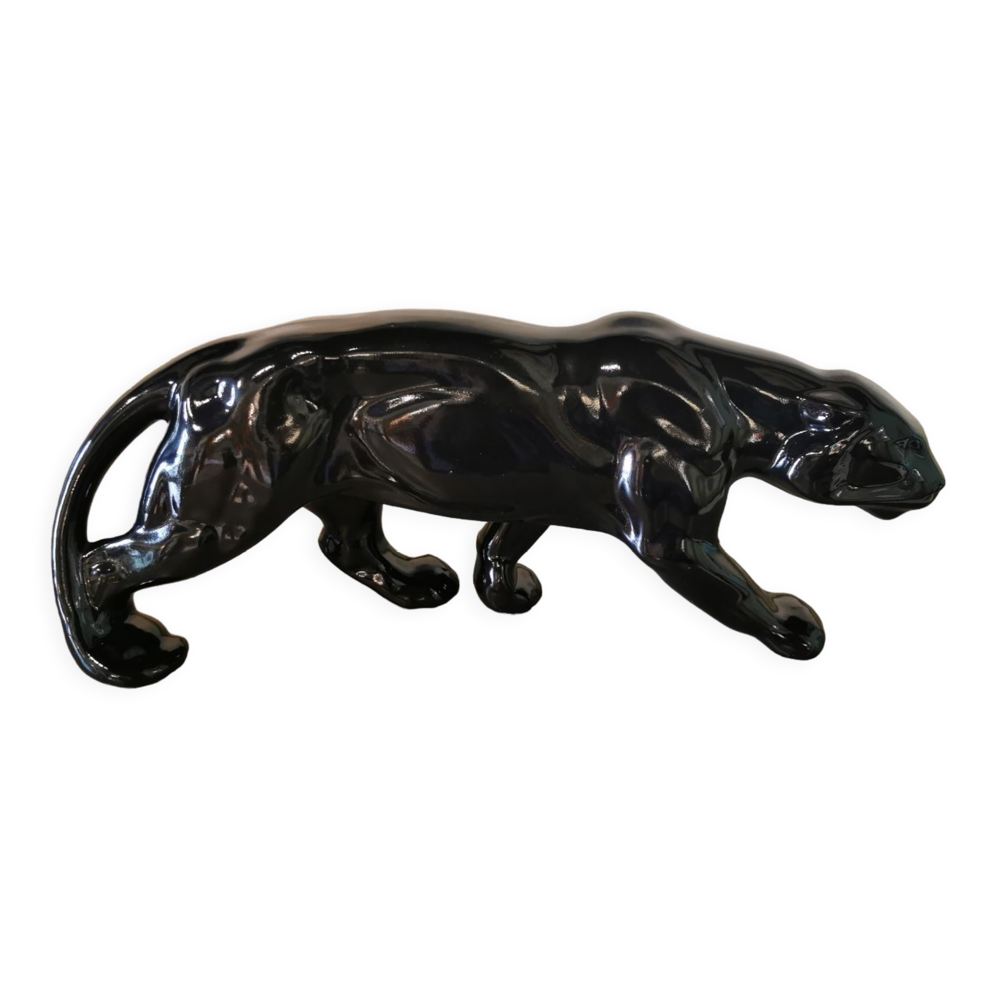 Art deco ceramic panther