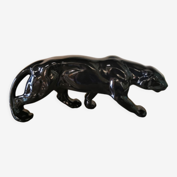 Art deco ceramic panther