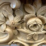 Louis XV style fireplace in natural stone XX century