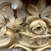 Louis XV style fireplace in natural stone XX century