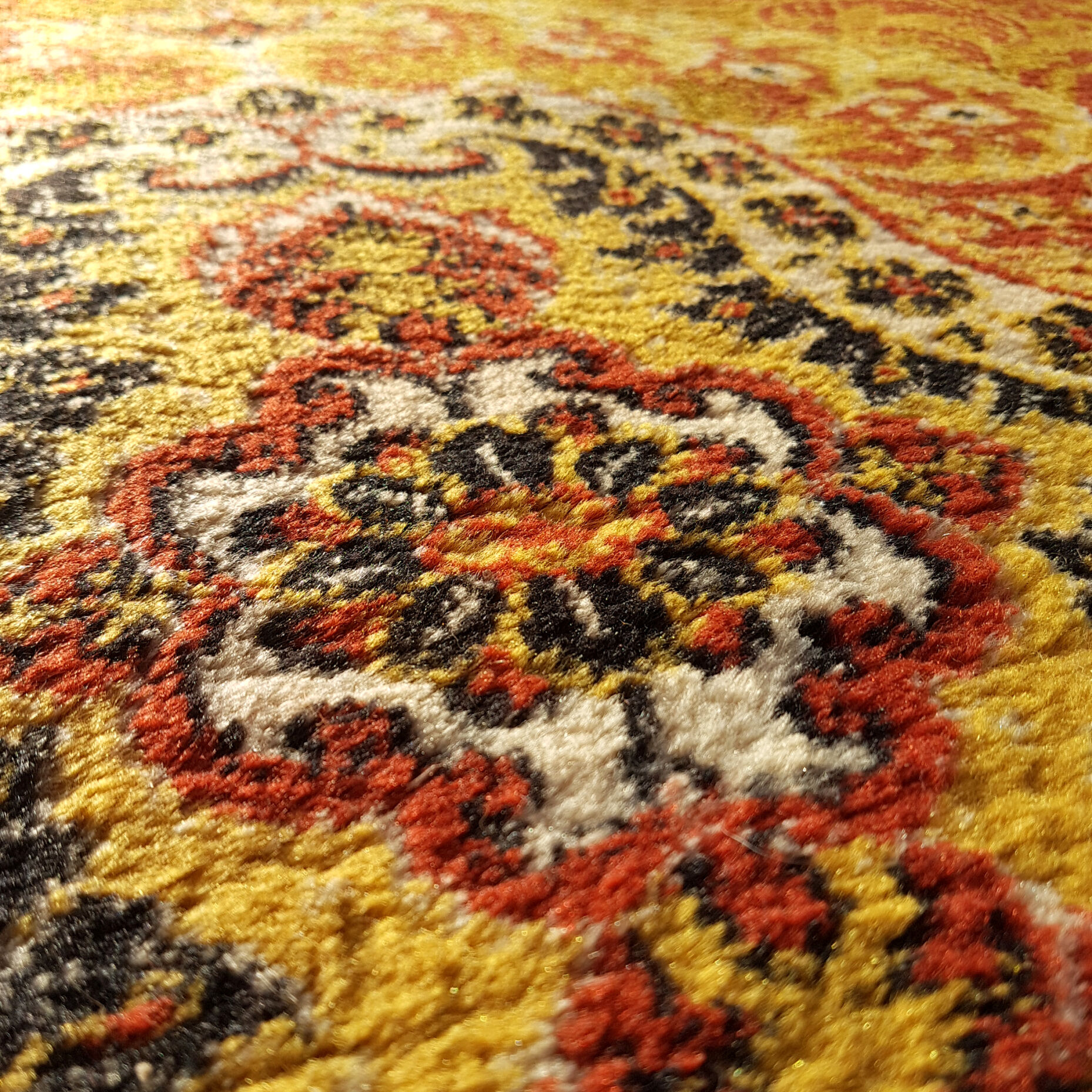 XL vintage wool rug, 1960s 296x391cm