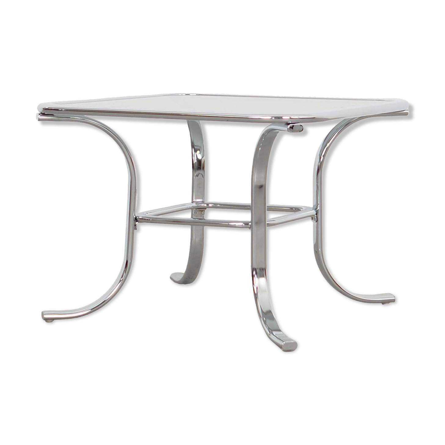 Table basse en verre, design danois, années 1970, production: Danemark