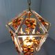 Glass flower hanging lamp 1950-60’s