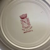 Set of 6 plates Saint Amand Digoin Antibes hollow
