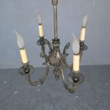 Gloss metal silver style Louis XVI