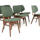 Set of 6 Dutch dining chairs 'Zegge'