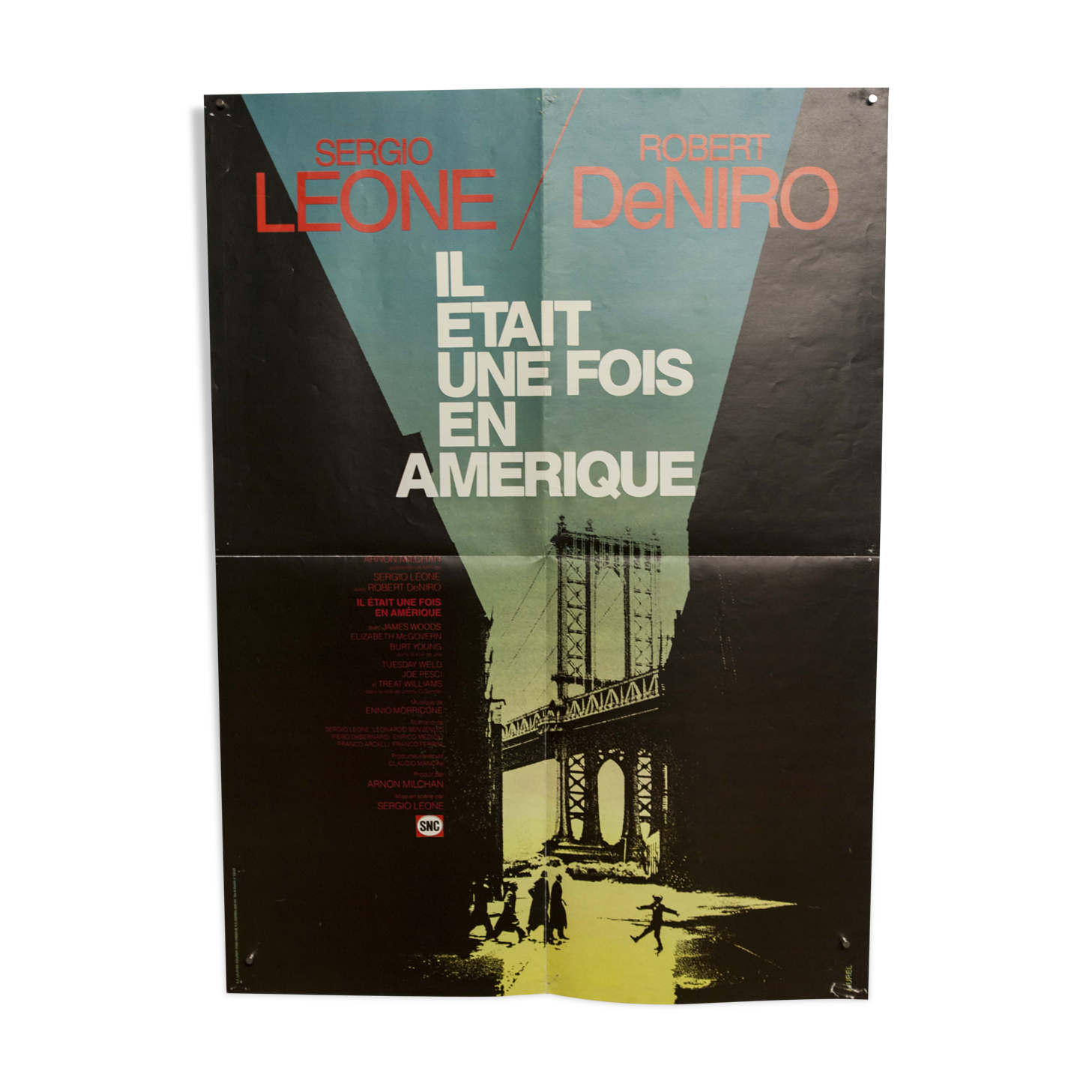 Poster 78x57 "Once Upon a Time in America" Sergio Leone 1984