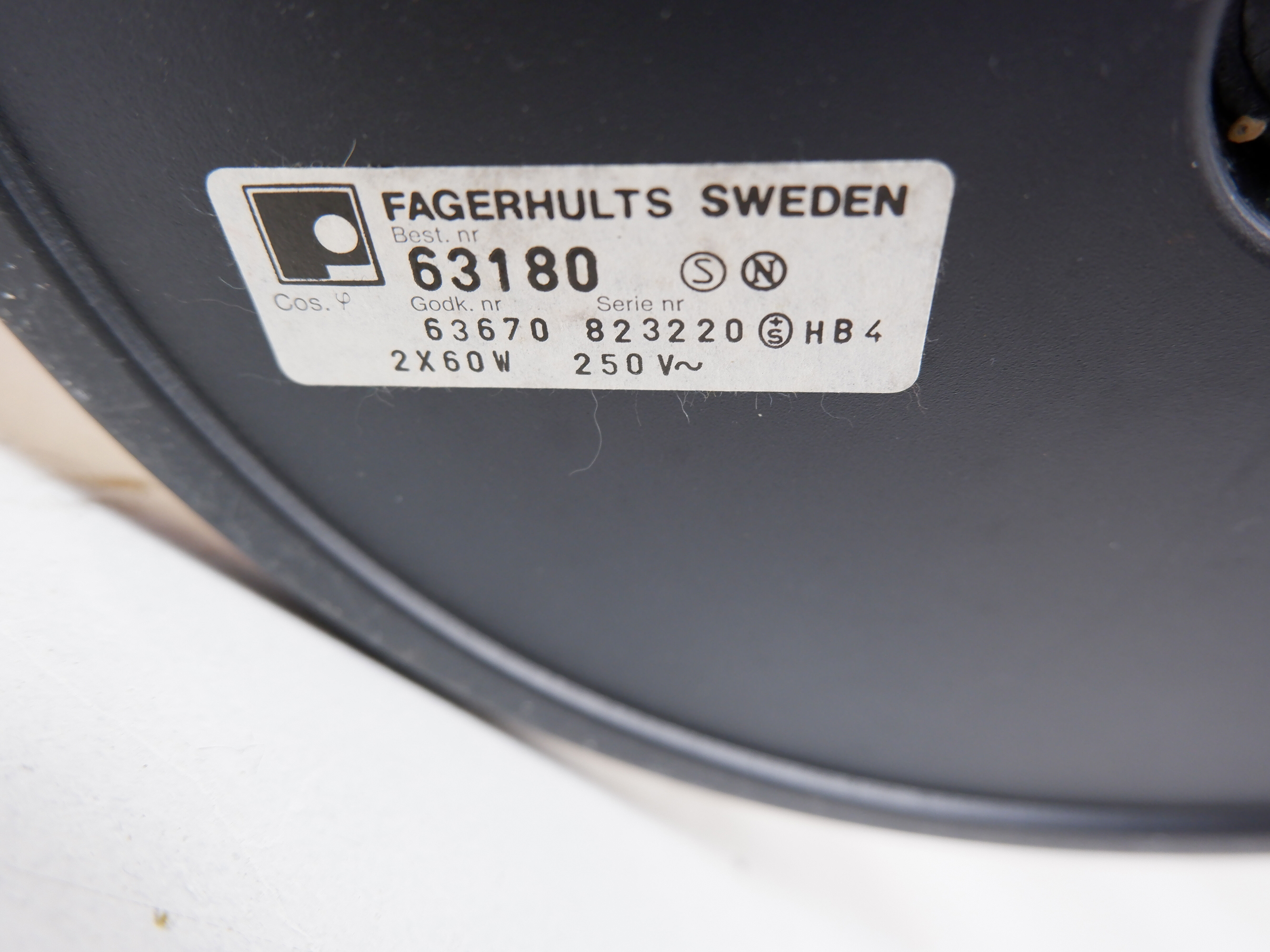 Swedish floor lamp by Fagerhults