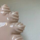Opaline pink vintage chandelier