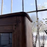 XXL industrial sideboard with glass doors