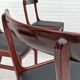 Danish design by Ole Wanscher, set of dining chairs 70s,
