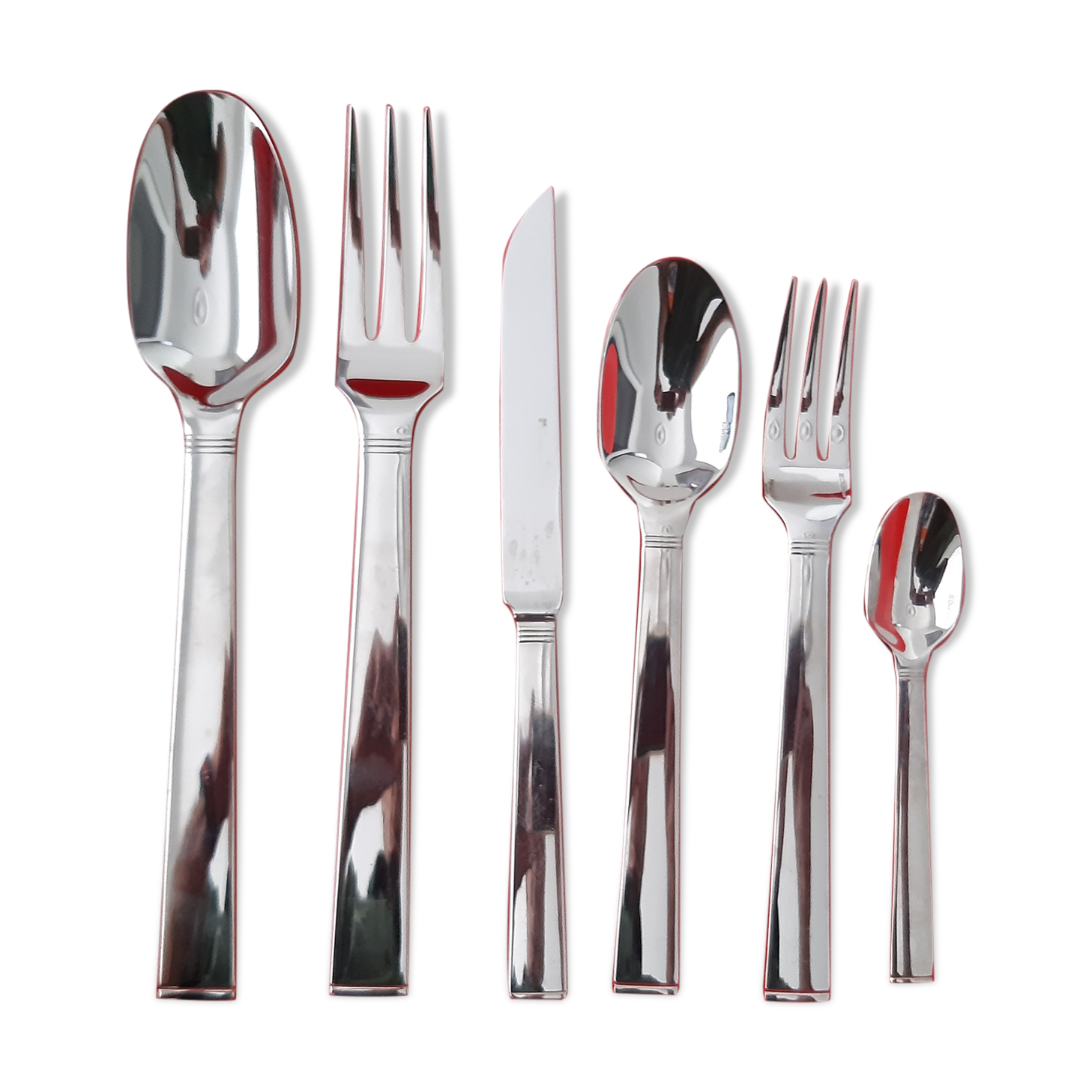 Menagere art deco squadro Guy Degrenne 32 pieces