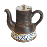 Sandstone teapot signed HB Quimper
