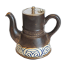 Sandstone teapot signed HB Quimper