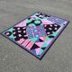 Tapis vintage style Memphis des années 1980