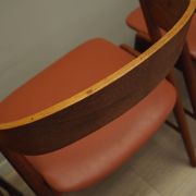 Set of four teak chairs, Danish design, 1970s, manufacture: Korup Stolefabrik