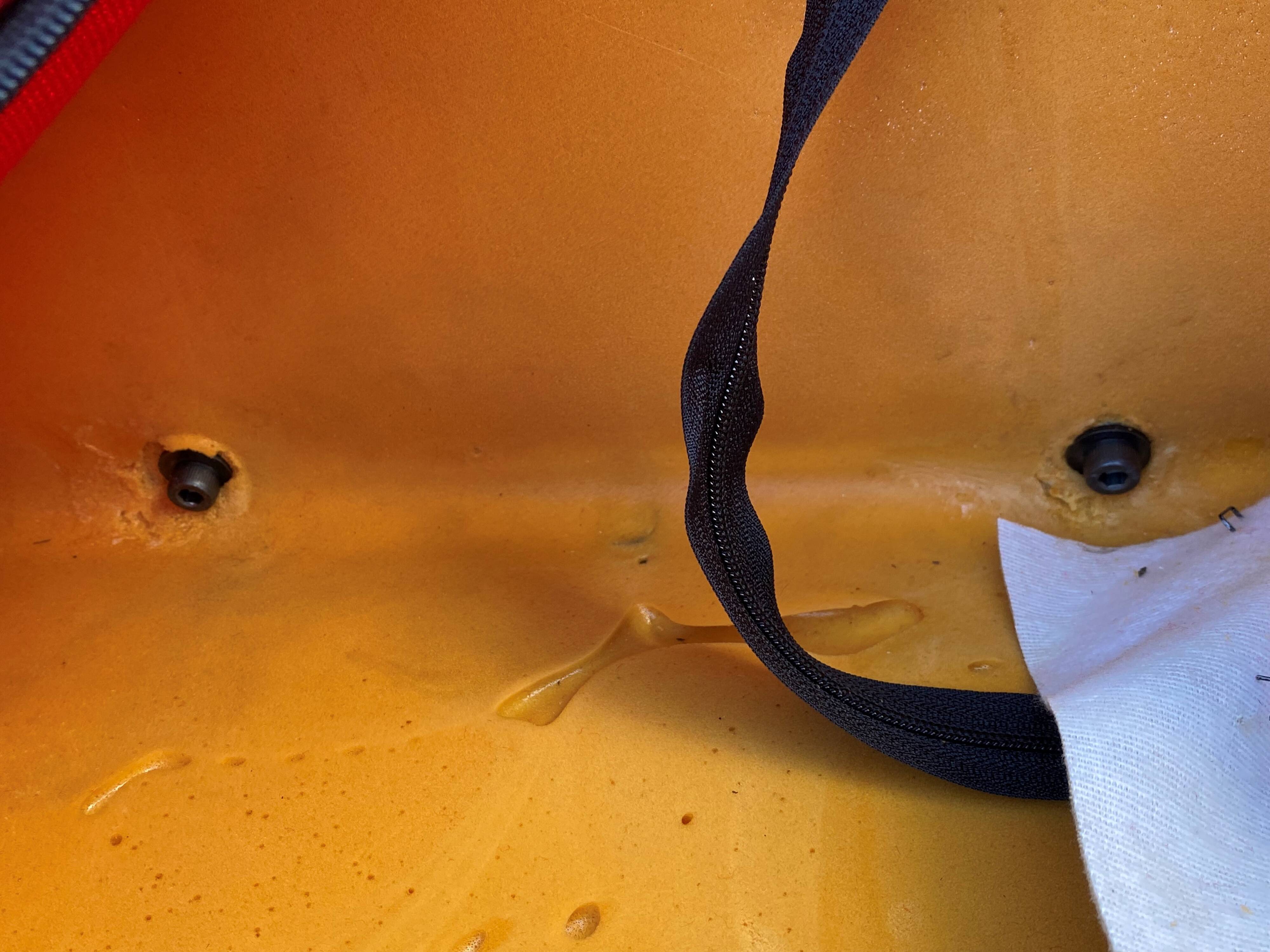 Red foam and fabric armchair banquettes by Sitland, 1970.