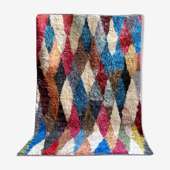 Multicolored Berber carpet