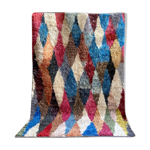 tapis berbère multicolore