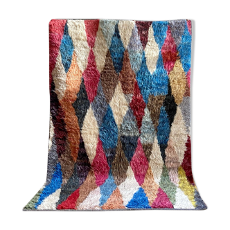 Multicolored Berber carpet