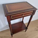 Pedestal table bedside Louis XVI mahogany style