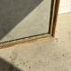 Large gilded mirror 19th century rounded corners mercury glass Louis XVI style