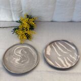 Set of 5 ceramic plates