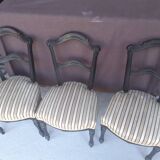 Lot de 3 chaises anciennes style Napoléon III
