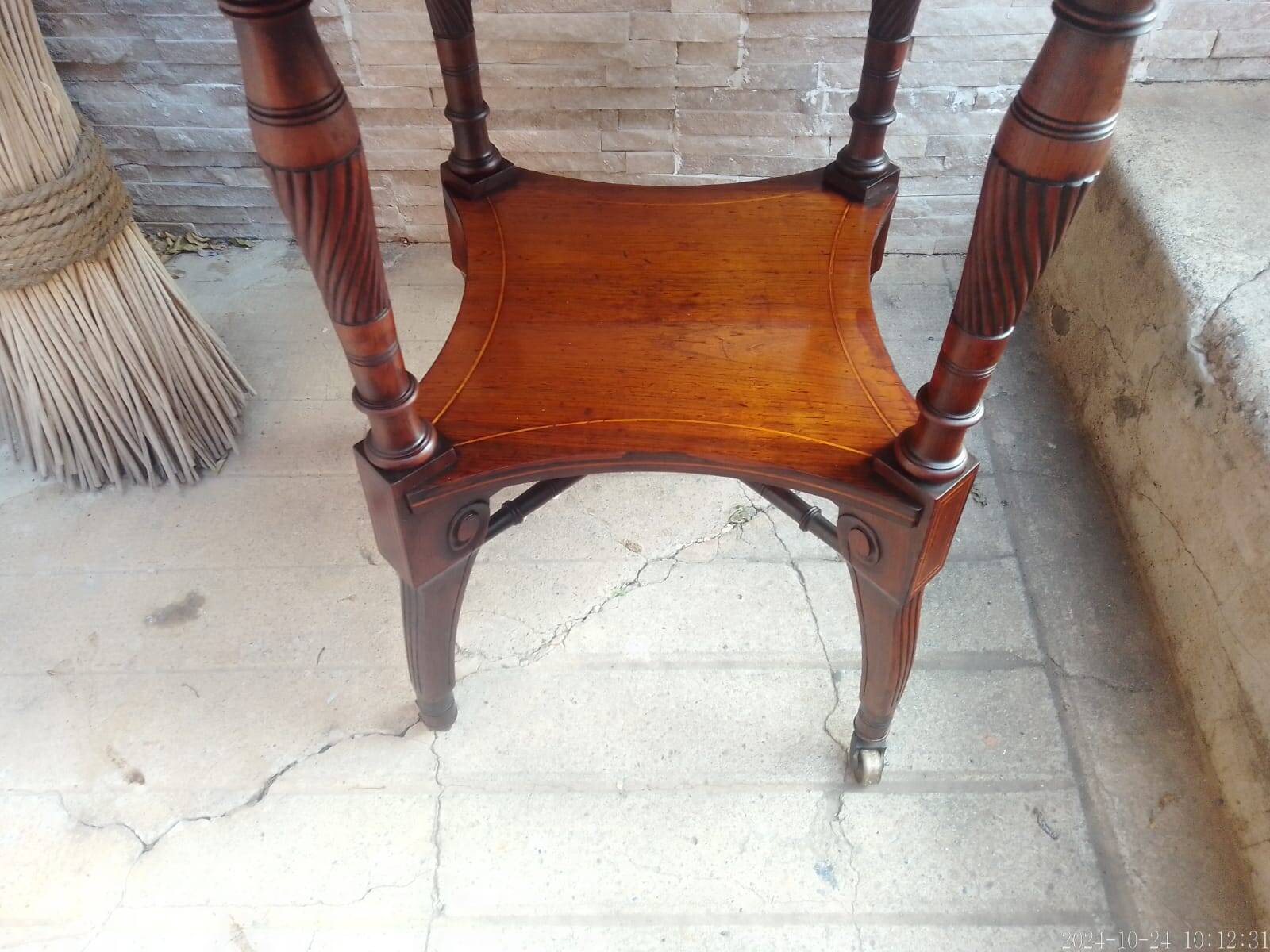 English pedestal table