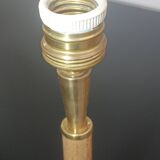 1960s brass tripod lamps