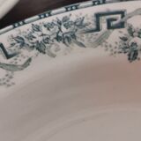 Set of 6 hollow plates terre de fer St-Amand