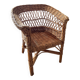 Vintage wicker children's armchair