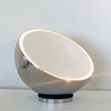 Eyeball mirror table lamp, Italy 1970s
