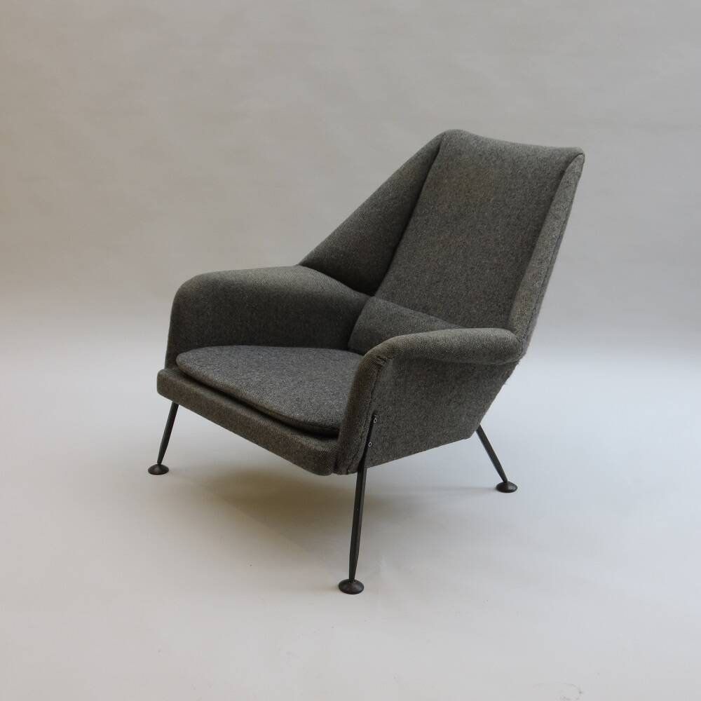Original1950s Heron Chair by Ernest Race Mid century Modern Armchair
