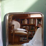 Square chrome mirror 1970  - 61x61cm