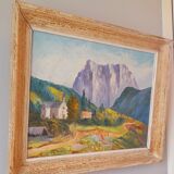 Landscape of Provence painted in oil signed
