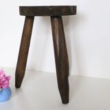 Farm tripod stool, rustic, vintage