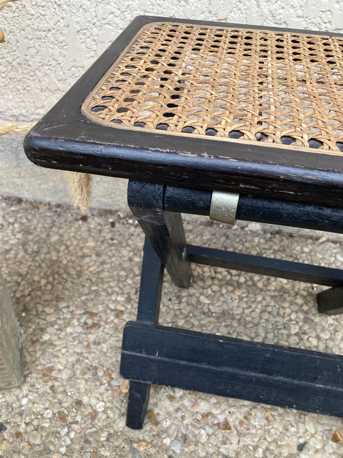 Folding stool in vintage canning