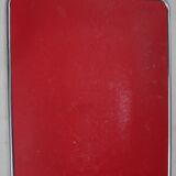 vintage barber mirror with 1960 chain 23x29cm