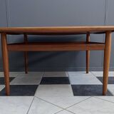 Teak square coffee table by Grete Jalk for Glostrup Denmark