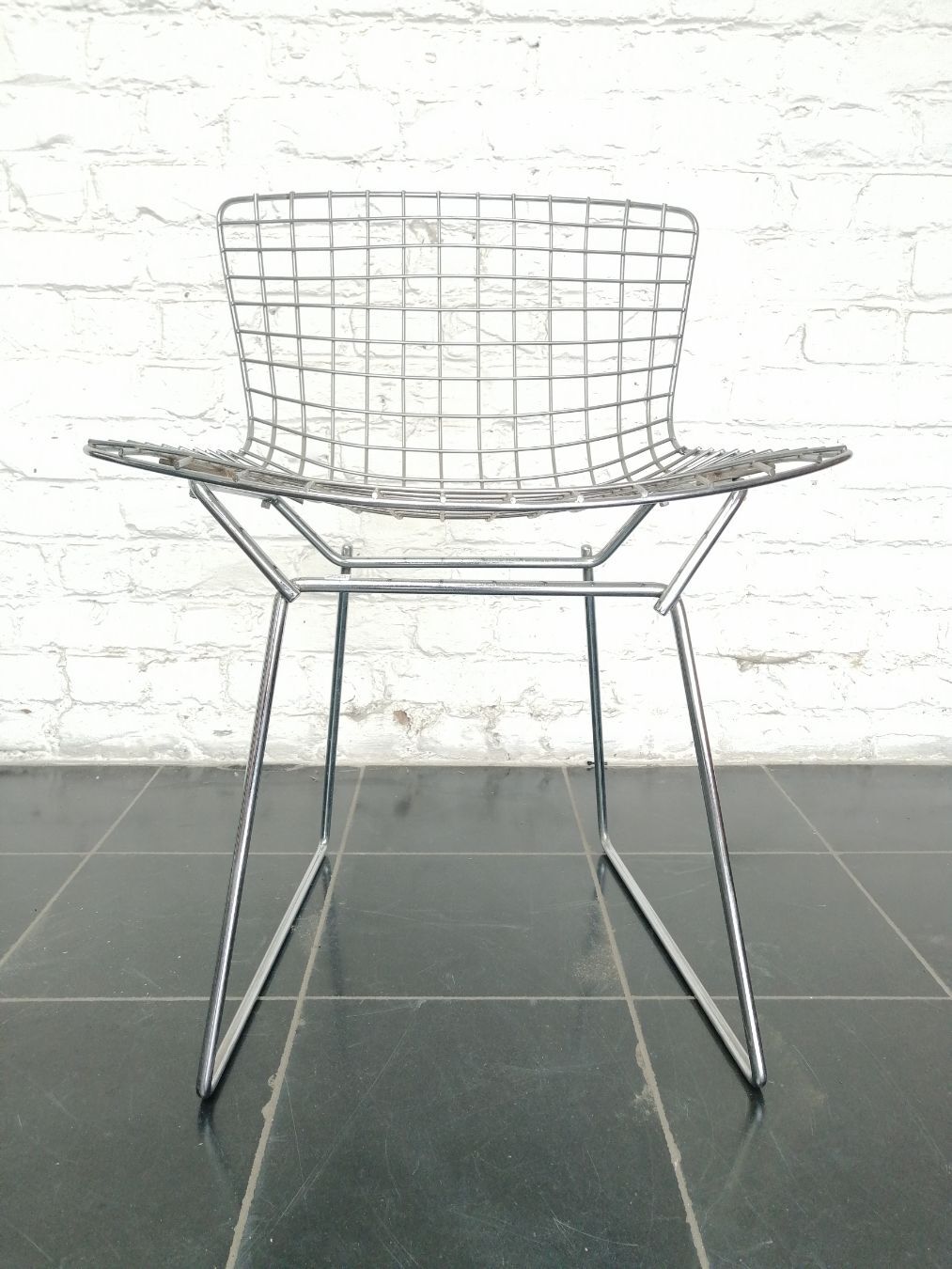 Harry Bertoia sidechair chrome